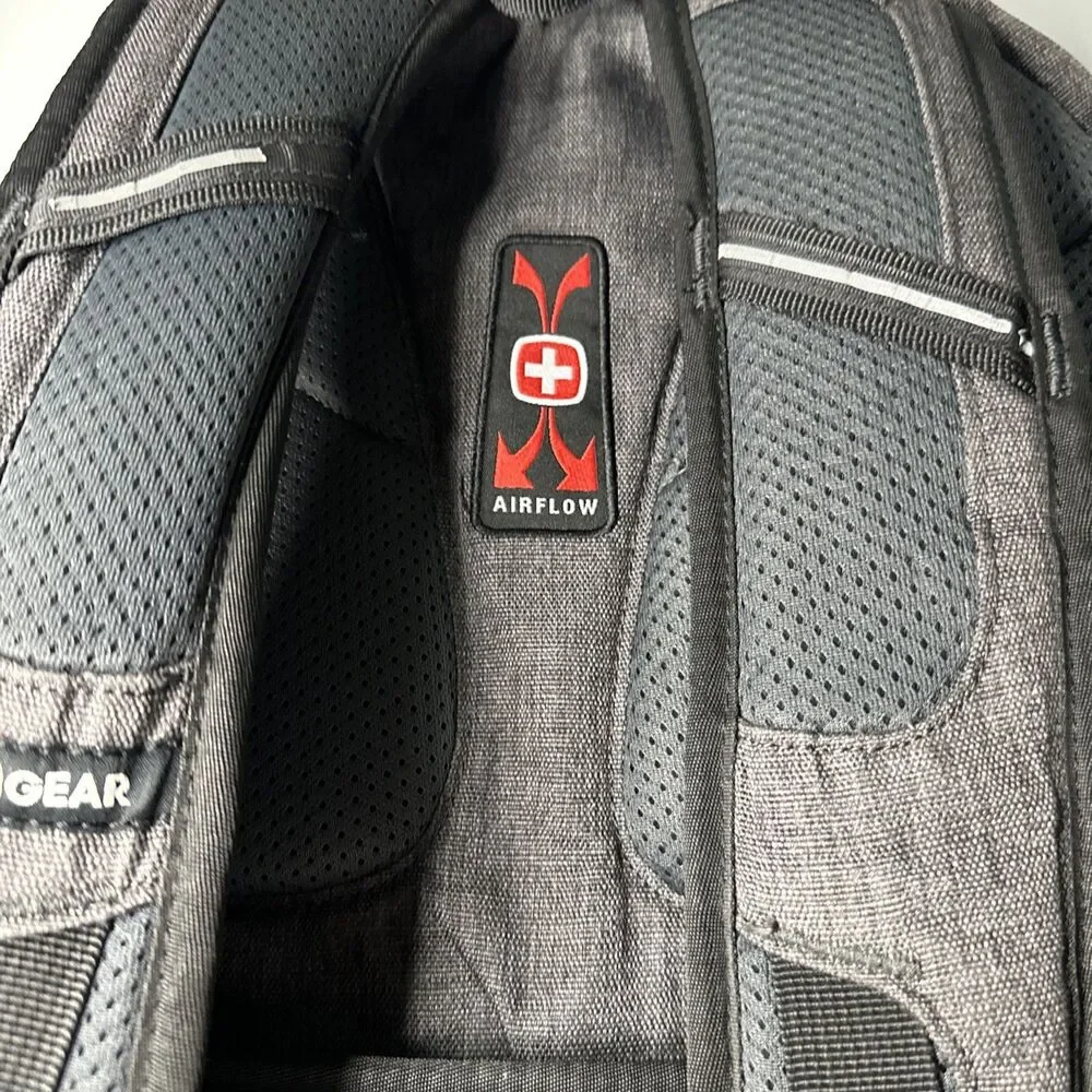 Swiss Gear 3760 ScanSmart TSA Laptop Friendly All-in-One Backpack Grey Travel